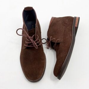 Cole Haan Ogden Mens 9M Brown Suede Chukka Boots Lace Up Ankle Boots NWOT